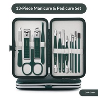 Juego de Manicura de Acero Inoxidable con Múltiples Especificaciones, Kit de Herramientas para el Cuidado de las Uñas en Casa, Juego de Cortaúñas al por Mayor