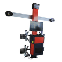 Machine d'alignement 3D personnalisée pour voitures avec double écran haute définition de 32 pouces et cabine de pulvérisation pour outils de pneus