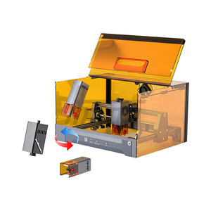 Machine de découpe et de gravure laser acrylique 340x290x148mm, modèle de base à refroidissement par air, BMP DXF PLT - Product Image 4