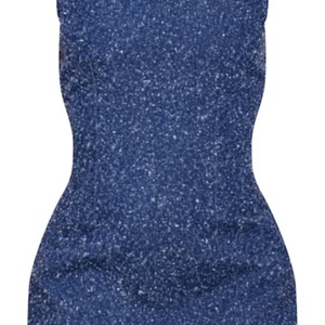 Hot Selling Party Birthday Wear Sequin Bodycon Denim Dresses Custom Summer Solid Color Skinny Sexy Mini Dress Women - Product Image 5