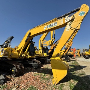 Transport Gratuit Grande Machine de Terrassement d'Occasion Komatsu PC200 Excavatrice sur Chenilles 2017 Godet de 1,1 m Poids en Service de 22 Tonnes - Product Image 1