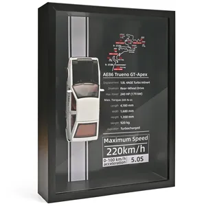 Modèle de voiture en alliage <span class=keywords><strong>1</strong></span>:<span class=keywords><strong>32</strong></span>, cadre photo 3D suspendu pour la décoration de la maison, du bar, du café, du bureau - Product Image 5