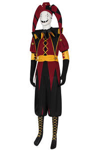 Freak Circus Pierrot Cosplay Costume Ensemble Complet Xiao P Yiyou Clown Robes pour Halloween TV & <span class=keywords><strong>Film</strong></span> Inspiré Cosplay - Product Image 5