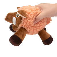 Jouet à mâcher personnalisé pour animaux de compagnie, peluche douce en forme de rouleau, animal en peluche mignon, cochon, chien, jouet à mâcher couineur pour chiens de grande et moyenne taille