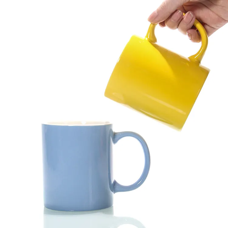 Personalized 15 Oz Big White Mugs Sublimation Blank Ceramic Coffee Mug With Logo Custom DIY