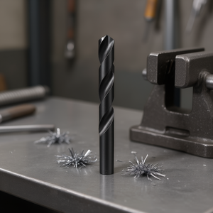 Foret hélicoïdal HSS 3,25 mm, longueur 65 mm, série courte noire pour perçage du métal - Product Image 3