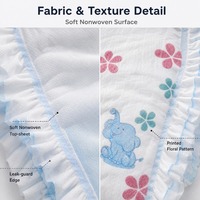 Serviettes de couchage imprimées Unihope pour bébés, respirantes, douces, non tissées, à motif floral, OEM ODM, vente en gros en vrac