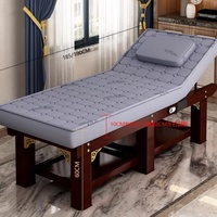 Table de massage électrique réglable moderne en bois avec appui-tête pour spa, salon, salle de sport, chambre, salle de bain, extérieur, salon de séjour, usage professionnel