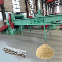 Broyeur de bois industriel avec convoyeur d'alimentation automatique pour la production de branches, de bois d'écorce et de sciure