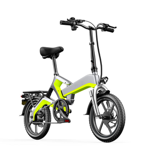 Bicicletta Elettrica Pieghevole Portatile da 14 Pollici con Ammortizzatori, E-Bike Leggera per Pendolarismo Quotidiano e Brevi Spostamenti - Product Image 4