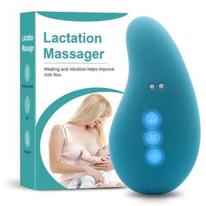 NZMAN aquecimento massageador de lactação para amamentação, 2 em 1 massageador impermeável recarregável com calor e modo 10 vibração - Product Image 6
