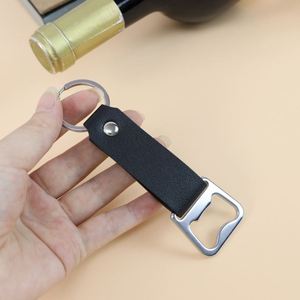 Porte-clés en cuir personnalisé, ouvre-bouteille portable, cadeau de bienvenue pour le meilleur homme, fête de mariage, bar, promotionnel - Product Image 5