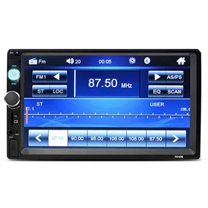 Multi-Taal Bt/Fm 7 Inch Dubbel Din Muziek Spiegel Link Wide Screen Car Radio MP5 Speler