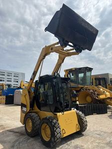 รถตักล้อยางแคตเตอร์พิลลาร์ Cat 246D มือสอง สภาพ 95% ราคาถูก รถตักขนาดเล็ก Cat 246D ของแท้ ขับเคลื่อน 4 ล้อ - Product Image 4