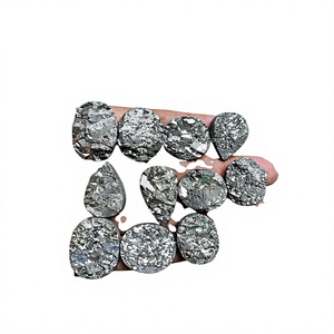 Pyrite naturelle de qualité AAA, cabochon druzy, cristal de guérison, pierre précieuse en vrac, bijoux faits à la main, certifiée par un tiers FAIJAN GEMS - Product Image 1