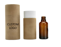 Tubes en papier personnalisés de haute qualité, écologiques, imprimés par estampage, pour emballages de cosmétiques, de parfums et d'huiles essentielles