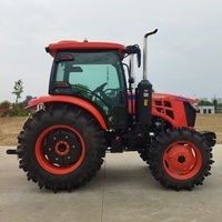 Traktor Pertanian Diesel 90hp Mesin YTO 4WD Roda Penggerak Traktor Berjalan untuk Pertanian