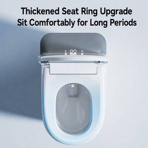<span class=keywords><strong>Toilette</strong></span> intelligente avec double chasse d'eau, bidet à eau chaude, sécheur et veilleuse - Product Image 2