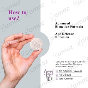 Amaz OEM Private Label L-glutathion Vitaminen Bruistabletten Huidverlichtende Bosbes Collageen Bruistabletten - Product Image 6