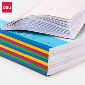 Deli Lexicon Notebook A4 60 Pages Sewing Binding Practice Diary Office Use - Product Image 4