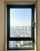 Ventana Abatible de Aluminio Moderna de Alta Gama, Color y Estilo Totalmente Personalizables, Decoración Premium para Cocina y Baño