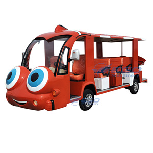 Bus touristique multifonctionnel 14 places, style dessin animé, électrique, pour visites de ville, en vente directe d'usine - Product Image 1