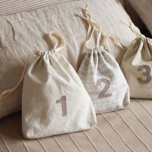 High Quality Custom Printed Logo Cotton <b>Drawstring</b> <b>Pouch</b> Bag Natural Cotton Storage <b>Pouch</b> - Product Image 3