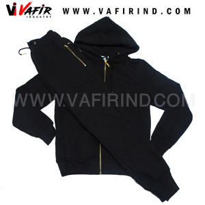 Vêtement de sport d'hiver en molleton uni rouge à fermeture éclair pour adultes unisexes, vente en gros OEM, 100% polyester - Product Image 6