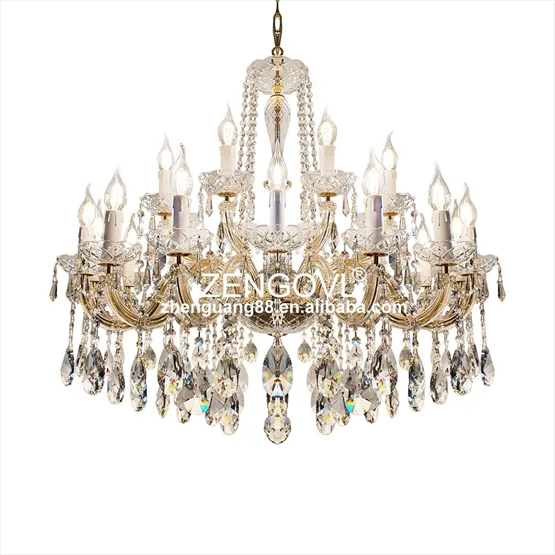Lzengvol — mini lustre en cristal, luminaire décoratif d'intérieur, idéal pour une salle à manger ou un salon