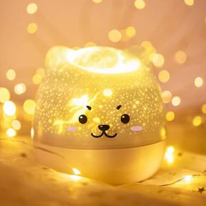 Cute Dog Cartoon NightLightBedroom Cartoon Sea World Projector <b>Bluetooth</b> <b>Speaker</b> Desk Lamp Bedside Decor for Kids Birthday Gift - Product Image 1