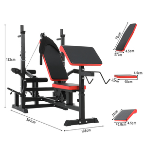Banco de Ejercicios Multifuncional de Metal Ajustable para Gimnasio en Casa, Capacidad Máxima de Usuario 120 kg - Product Image 6