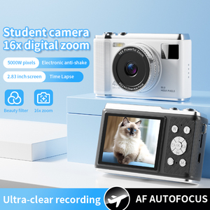 ค้นหา Sourcingark 2026 กล้องดิจิตอลสไตล์วินเทจใหม่ ขนาด 2.83 นิ้ว ความละเอียด 4K HD โฟกัสอัตโนมัติ CCD สำหรับเยาวชนและนักเรียน รุ่น X8 - Product Image 3