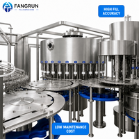 Machines de rinçage, de remplissage et de bouchage automatiques à grande vitesse et fiables pour bouteilles en PET et en verre d'eau potable pure et minérale