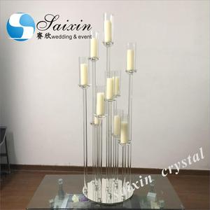 ZT-323L New <strong>Wedding</strong> <strong>Table</strong> <strong>Centre</strong> <strong>Piece</strong> Crystal Candelabra - Product Image 5
