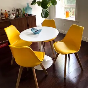 Modern Dinner Chair Dining Chairs Kitchen Stackable Plastic Wholesale Cheap Restaurant Home Furniture Durable Accepted 200pcs