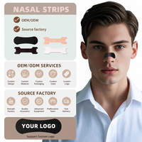 Bandes nasales anti-ronflement OEM/ODM, patchs respirants pour l'aide au sommeil, usine source, logo personnalisé