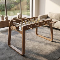 Table de baby-foot moderne en bois massif, table de jeu de football d'intérieur pour la maison, le bureau ou la salle de divertissement