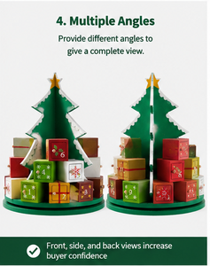 <b>Christmas</b> tree shaped <b>box</b> Advent calendar with drawers Rigid cardboard mystery <b>box</b> Custom gift packaging wholesale - Product Image 3