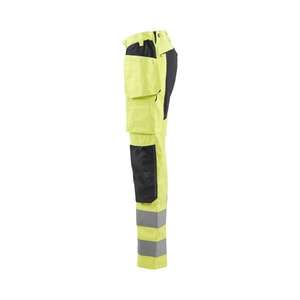 BLAKLADER - 716318113399D25 Women's Hi-Vis <b>trousers</b> with stretch Yellow/<b>Black</b> - EAN 7330509615515 HI-VIS <b>WORKWEAR</b> - Product Image 5