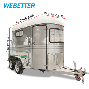 WEBETTER-Remorque classique américaine pour <span class=keywords><strong>chevaux</strong></span>, concessions, chariot <span class=keywords><strong>à</strong></span> <span class=keywords><strong>chevaux</strong></span>, <span class=keywords><strong>caravane</strong></span> flottante - Product Image 6