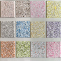 Papier peint liquide en soie bleu ciel de Chine, fibre de verre, carbone, papier peint liquide en soie japonais