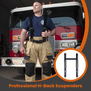 Bretelles de pompier H-Back à ajustement rapide, non élastiques, avec épaulettes et pinces à ressort, accessoires d'<span class=keywords><strong>escalade</strong></span> - Product Image 4