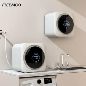 Fiemoo新型迷你前装洗衣机，带热烘干多合一洗衣机，用于袜子内衣婴儿布