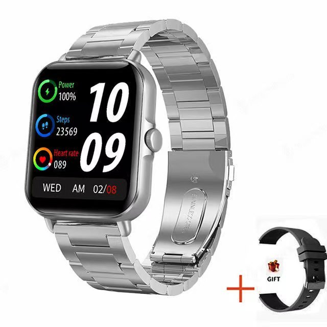 L21 Smart Watch Gen 3 Android BT Call AI Voice Assistant 1.85 Inch IPS Blood Oxygen HR Fitness Tracker 3BAR Water Resistant 2-3
