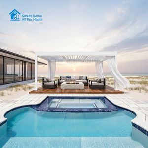 Sweet Home: Gazebo da Giardino <span class=keywords><strong>di</strong></span> Lusso Ecologico, Durevole, Impermeabile, Motorizzato, in Alluminio Verniciato a Polvere, Dimensioni Personalizzabili, Protezione UV - Product Image 2