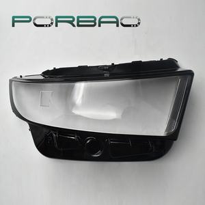 PORBAO in plastica trasparente con bordo nero faro faro frontale copri lenti ricambi Auto per bordo 2014-2017 anno - Product Image 3