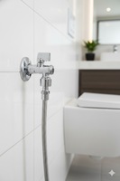 Robinet d'angle à bille en laiton avec filtre, rosette et joint à bille, vanne d'arrêt standard européenne pour la plomberie, certifié CE