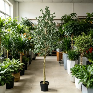 Guirlande artificielle en soie d'eucalyptus, verdure décorative bohème pour arche de mariage, chemin de table, centre de table, bricolage - Product Image 3