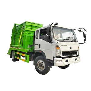 Camion benne basculante Sinotruk Howo 4X2 LHD/RHD, directement du fabricant, pour la collecte des déchets urbains et la manutention de conteneurs - Product Image 1