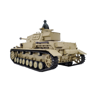 Modèle de char allemand <span class=keywords><strong>Panzer</strong></span> IV F2 type RC COOLBANK Modification 3859-1 à l'échelle 1/16 avec fumée IR+BB, télécommande 2,4 GHz, jouets pour enfants - Product Image 5